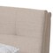 Baxton Studio Adelia Mid-Century Light Beige Whitewash Queen Size Platform Bed 135-7426 - alternate 6